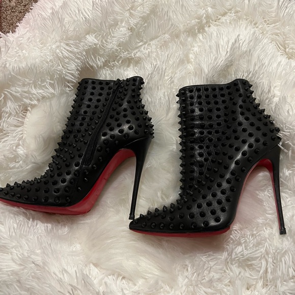 Christian Louboutin Shoes - Christian Louboutin Snakilta 120 booties size 38